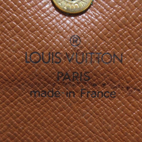 37634948 4 Louis Vuitton Porte Monet Guzet Monogram Canvas Coin Case Brown