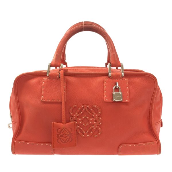 37635109 1 Loewe Amazona 28 Handbag Leather Orange