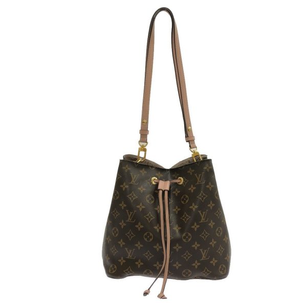 37643143 1 Louis Vuitton Neonoe Monogram Canvas Shoulder Bag Rose Poudre