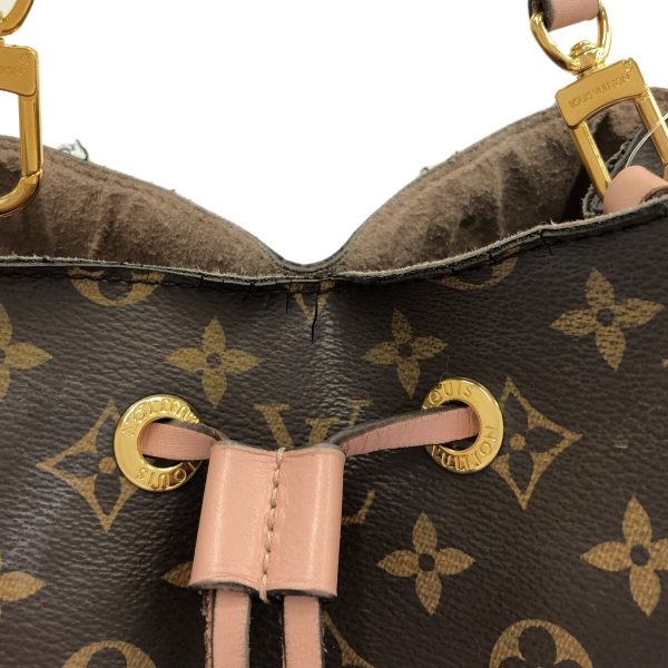 37643143 11 Louis Vuitton Neonoe Monogram Canvas Shoulder Bag Rose Poudre