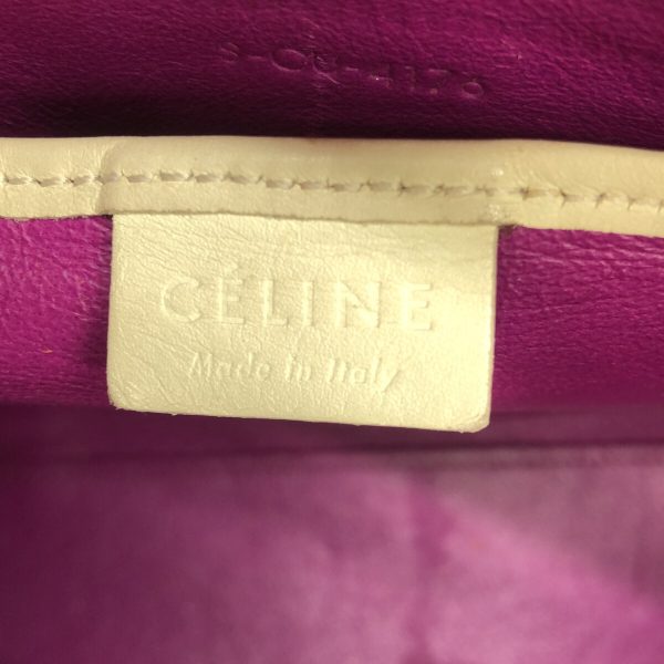 37650852 8 Celine Luggage Nano Shopper Leather Handbag Purple