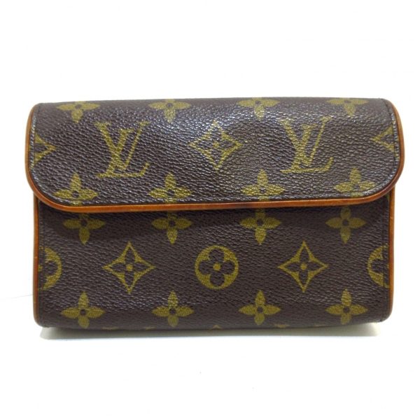 37662294 1 Louis Vuitton Pochette Florentine Canvas Monogram Waist Pouch Brown