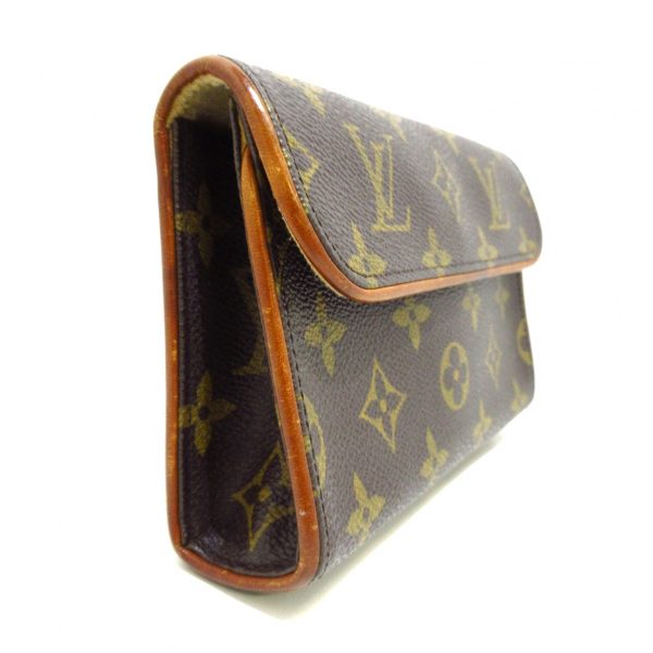 37662294 2 Louis Vuitton Pochette Florentine Canvas Monogram Waist Pouch Brown