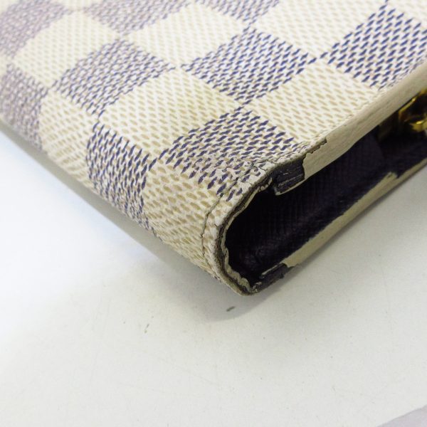 37670517 10 Louis Vuitton Portefeuille Ensolitte Damier Canvas Long Wallet Azur