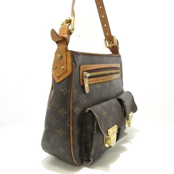 37670561 2 Louis Vuitton Hudson Monogram Canvas Shoulder Bag Brown