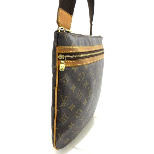 37671166 2 Louis Vuitton Pochette Bossfall Monogram Canvas Shoulder Bag Brown