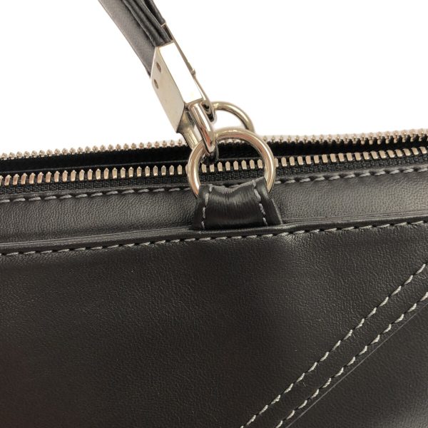 37672707 9 Loewe Anagram Handbag Leather Black