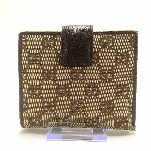 37672729 2 Gucci Gg Pattern Jacquard Wallet Light Brown