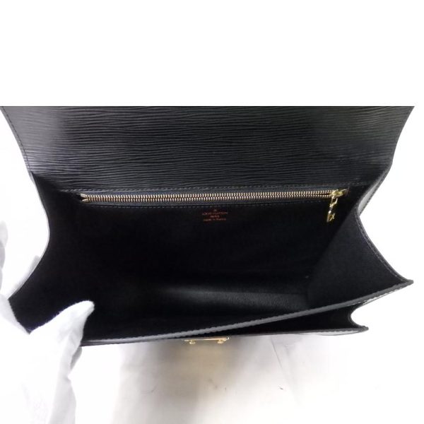 37673 6 Louis Vuitton Monceau Epi Handbag Black