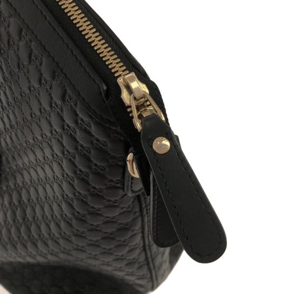 37674182 10 Gucci Micro Guccisima Leather Handbag Black