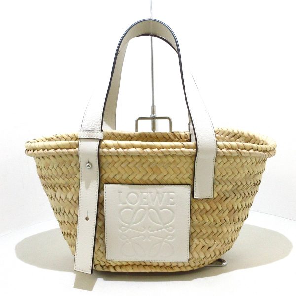 37675335 1 Loewe Basket Tote Bag Leather Beige