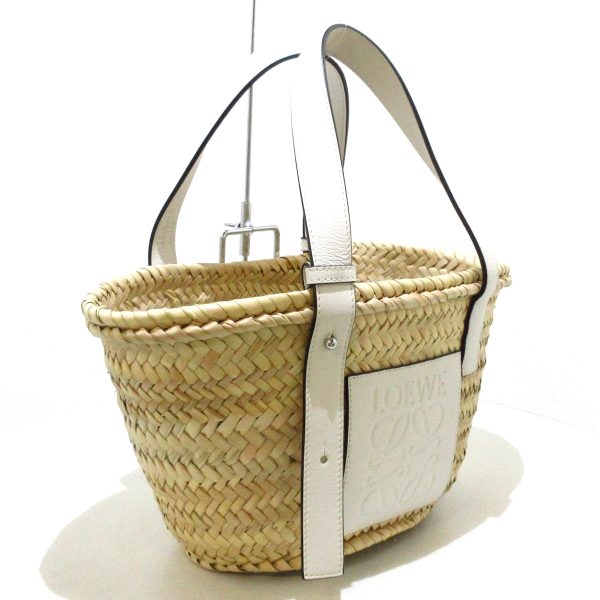 37675335 2 Loewe Basket Tote Bag Leather Beige