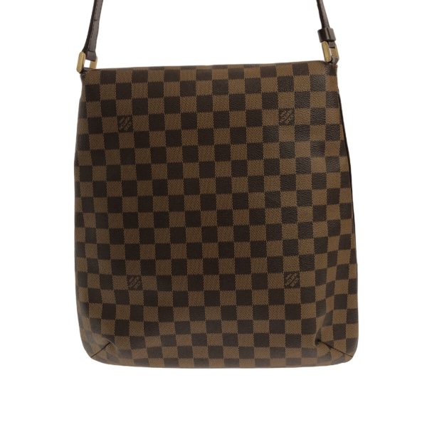 37678492 3 Louis Vuitton Musette Shoulder Bag Damier Canvas Ebene