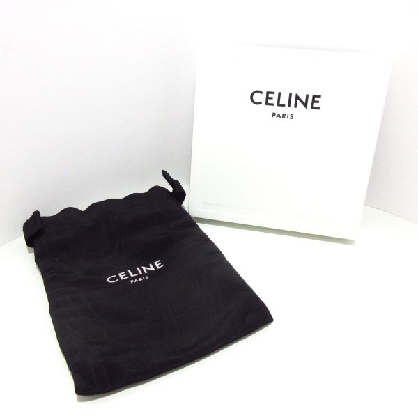 37688730 8 Celine Small Trifold Leather Wallet Ivory