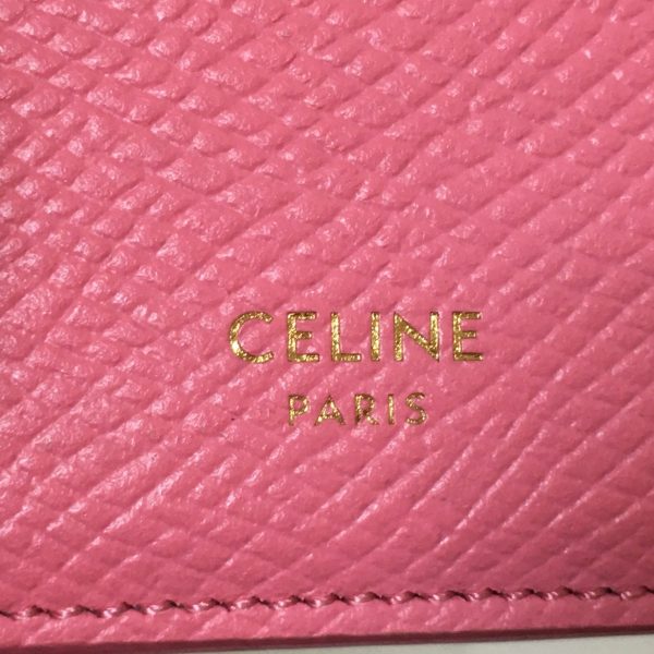 37690712 4 Celine Leather Coin Case Pink