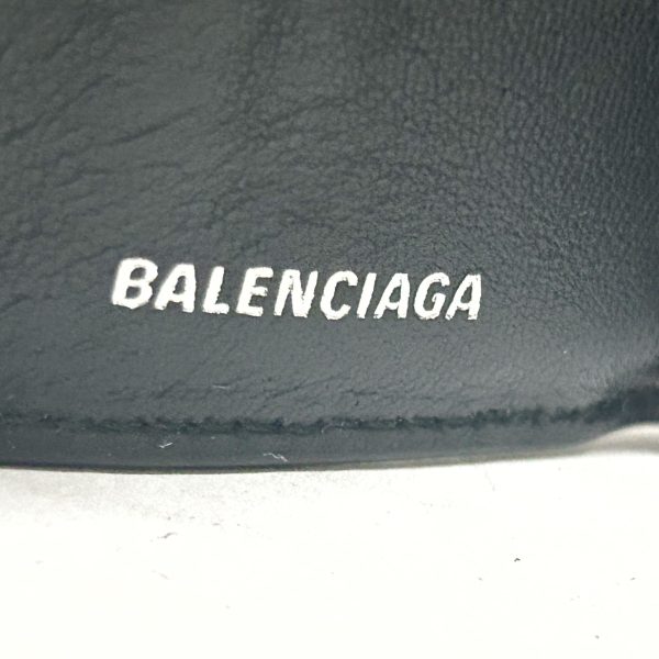 37696731 5 Balenciaga Paper Mini Wallet Star Leather Wallet Black