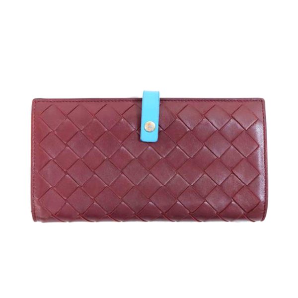 37699 1 Bottega Veneta Intrecciato Long Wallet