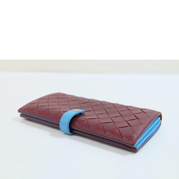 37699 3 Bottega Veneta Intrecciato Long Wallet