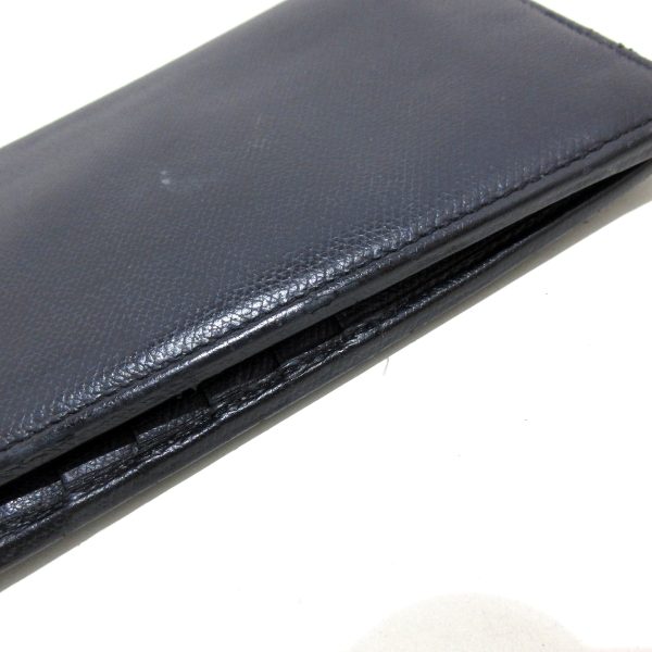 37701229 9 Chanel Coco Button Long Wallet Caviar Skin Black