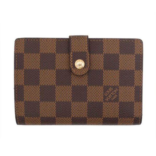 37707 1 Louis Vuitton Portefeuil Viennois Damier Ebene Brown