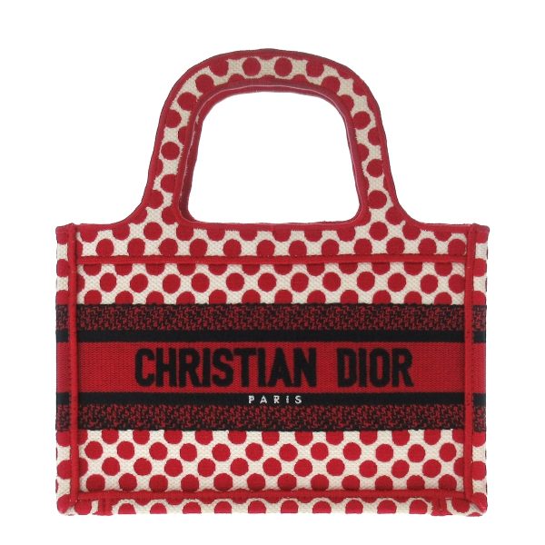 37712940 1 Dior Book Tote Mini Bag White Red Black