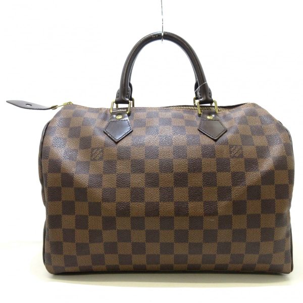 37720728 3 Louis Vuitton Speedy Canvas Damier Handbag Ebene