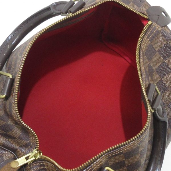 37720728 6 Louis Vuitton Speedy Canvas Damier Handbag Ebene