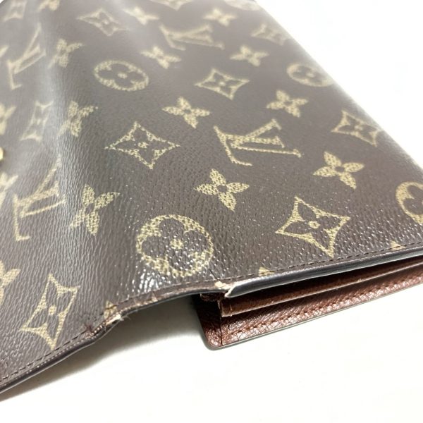 37726030 7 Louis Vuitton Pochette Porte Canvas Monogram Long Wallet Brown