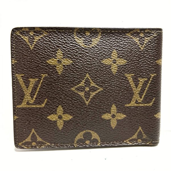 37726483 2 Louis Vuitton Portobier Canvas Monogram Billfold Brown