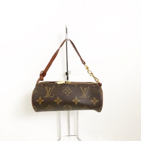 37727378 1 Louis Vuitton Pochette Papillon Canvas Monogram Handbag Brown