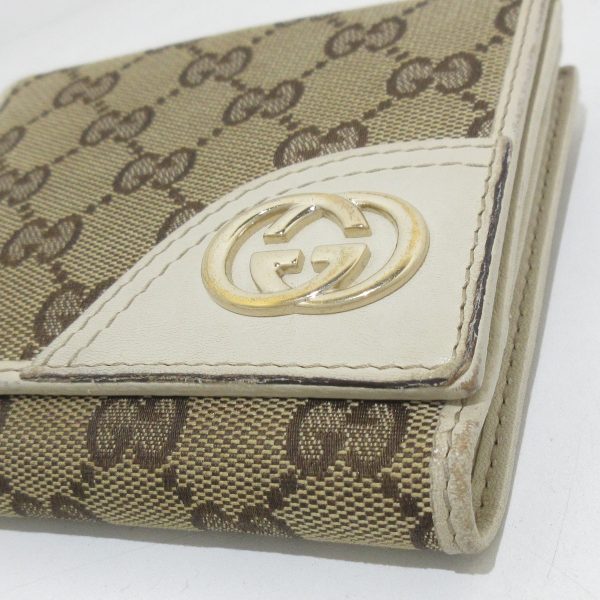 37734127 11 Gucci New Brit Jacquard Wallet Beige