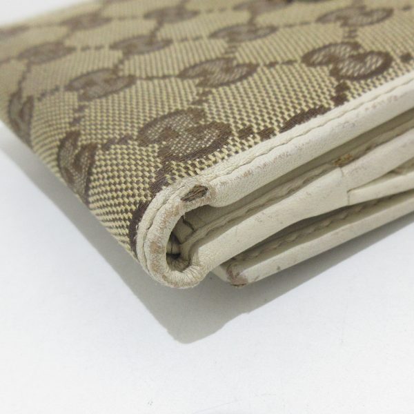 37734127 12 Gucci New Brit Jacquard Wallet Beige