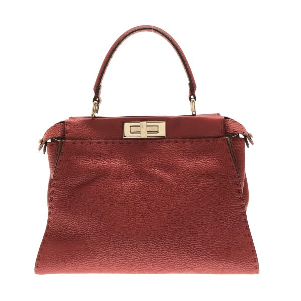 37737860 1 Fendi Handbag Leather Red