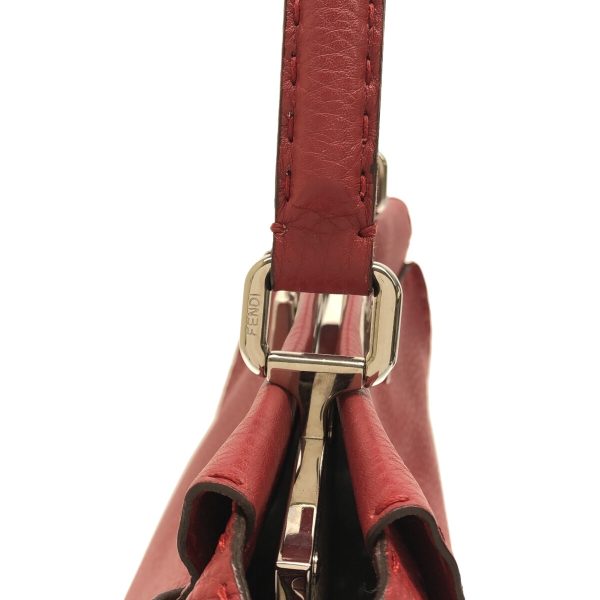 37737860 9 Fendi Handbag Leather Red