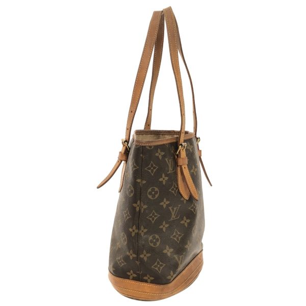 37742480 2 Louis Vuitton Petit Baguette Canvas Monogram Shoulder Bag Brown