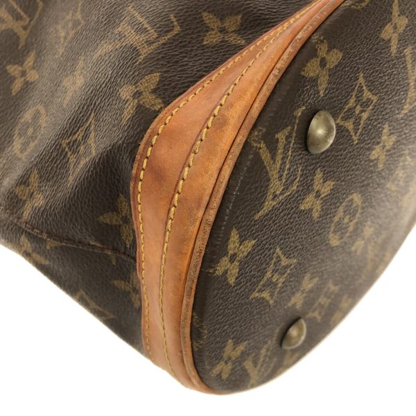 37742480 5 Louis Vuitton Petit Baguette Canvas Monogram Shoulder Bag Brown