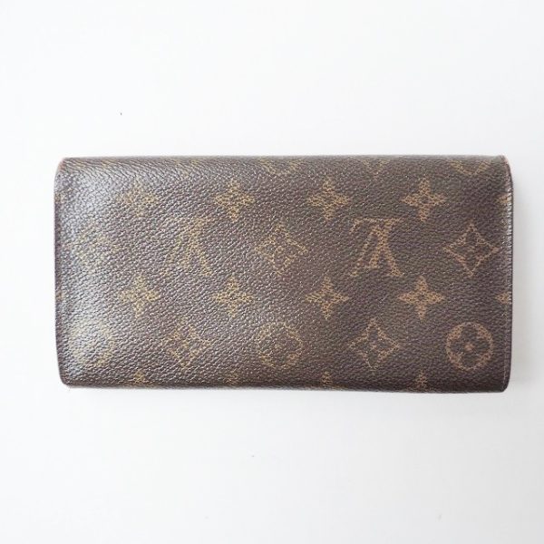 37744042 2 Louis Vuitton Pochette Porte Mone Canvas x Long Wallet Brown