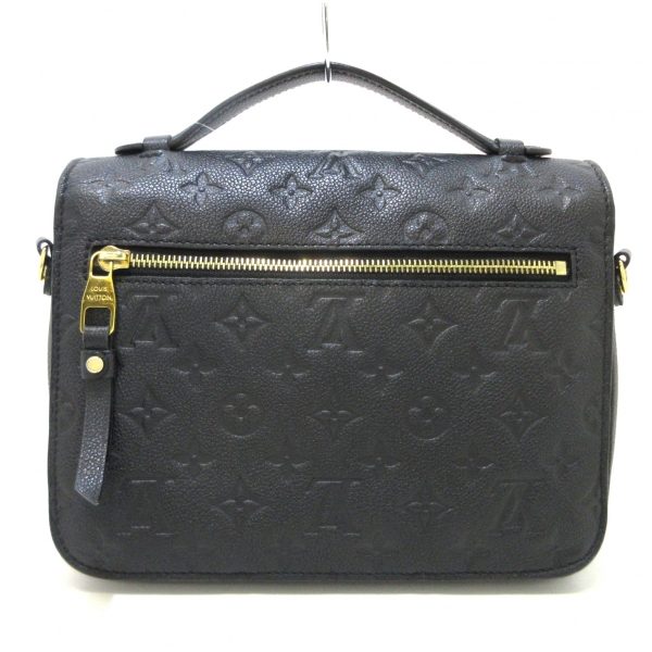 37746651 3 Louis Vuitton Pochette Metis Leather Empreinte Handbag Noir