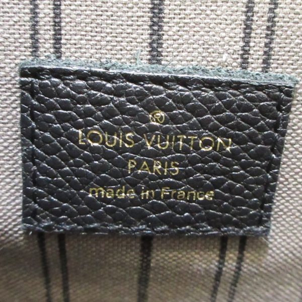 37746651 7 Louis Vuitton Pochette Metis Leather Empreinte Handbag Noir