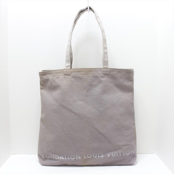 37747377 1 Louis Vuitton Fondation Canvas Tote Bag Gray