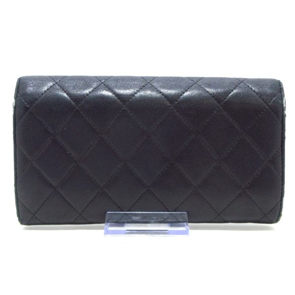 37748487 2 Chanel Matelasse Lambskin Long Wallet Black