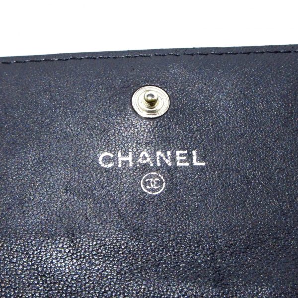 37748487 5 Chanel Matelasse Lambskin Long Wallet Black