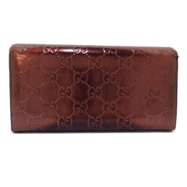 37748489 2 Gucci Shimaline Lovely Long Wallet Bronze