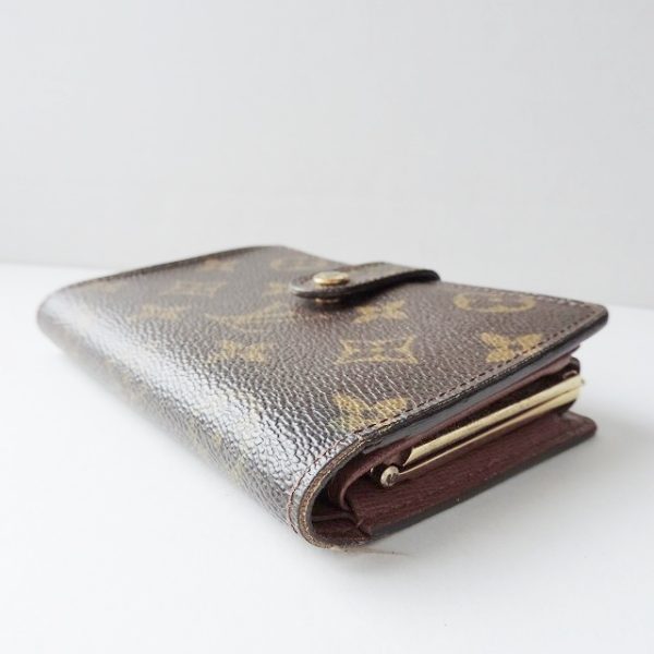 37749576 7 Louis Vuitton Portomone Viennese Canvas Bifold Wallet Brown