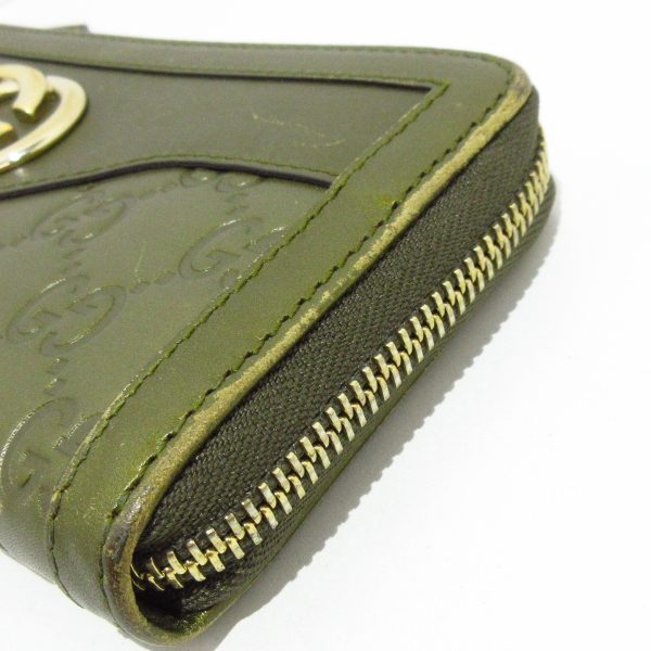 37749806 10 Gucci Interlocking G Leather Wallet Khaki