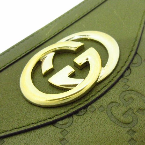 37749806 9 Gucci Interlocking G Leather Wallet Khaki