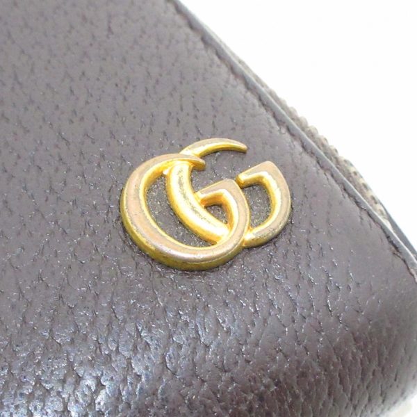 37756700 6 Gucci GG Marmont Long Wallet Dark Brown