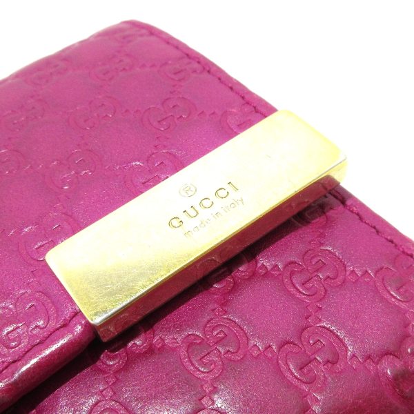 37758891 7 Gucci Micro Guccisima Leather Wallet Purple