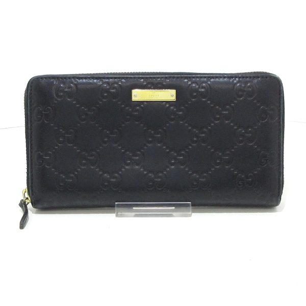 37758918 1 Gucci Shimaline Leather Wallet Black