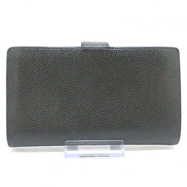 37759929 2 Chanel Caviar Skin Clasp Long Wallet Black